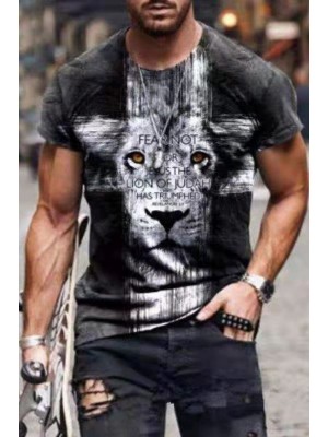 Casual Animal Print T-shirt