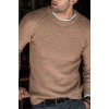 Men's Crew Neck Solid Color Sweater